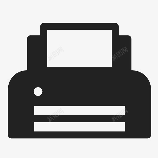 打印机文档墨水图标svg_新图网 https://ixintu.com 办公室 墨水 打印机 文档