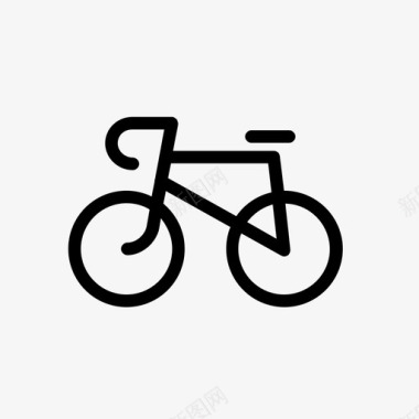 自行车环保骑行图标图标