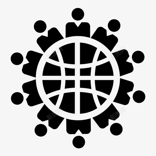 全球社区世界人民图标svg_新图网 https://ixintu.com 世界 互联网 人民 全球 全球社区 国际 文化 连通性 集团