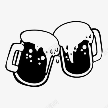 啤酒聚会杯子图标图标