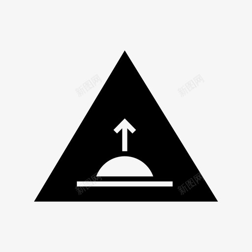 驼峰安全标志图标svg_新图网 https://ixintu.com 安全标志 驼峰