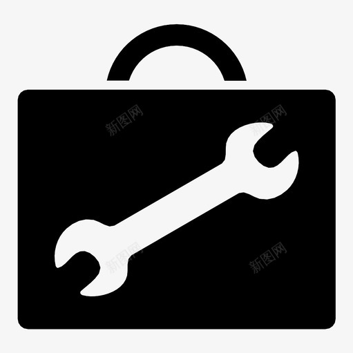 行李箱工作行李图标svg_新图网 https://ixintu.com 偏好 工作 服务 机械师 维修 维护 行李 行李箱 设置 选项