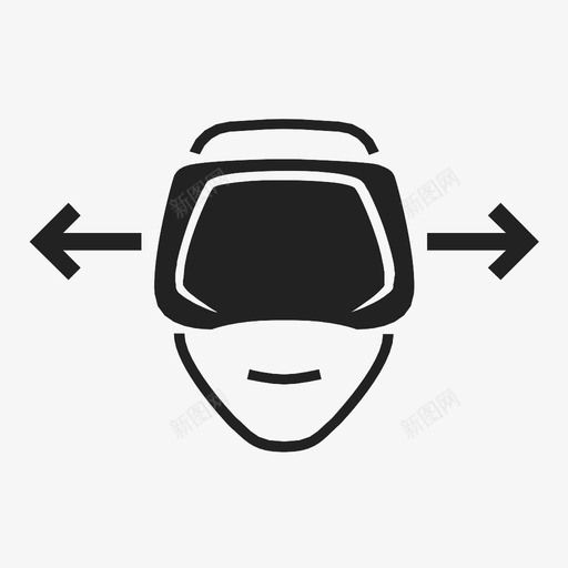 虚拟现实护目镜摇头虚拟现实图标svg_新图网 https://ixintu.com 右 左 摇头 点 眼裂 虚拟现实 虚拟现实护目镜