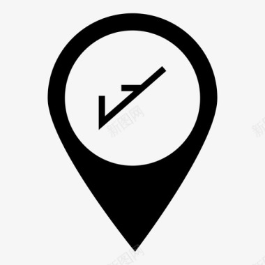 机场运输航站楼图标图标
