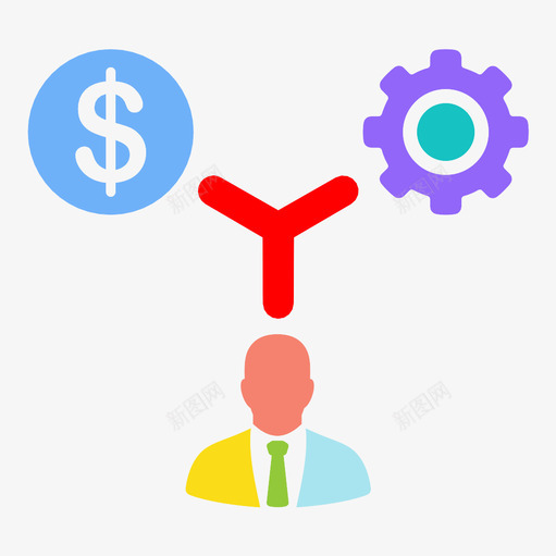 计划经理机械图标svg_新图网 https://ixintu.com 工业 市场 投资 机械 经理 计划 金融 齿轮