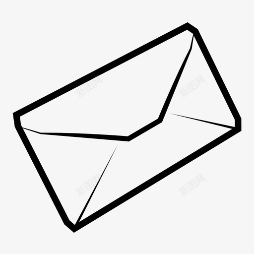 信封邮政邮局图标svg_新图网 https://ixintu.com 信封 再利用 减少 发送 回收 接收 纸张 邮局 邮政