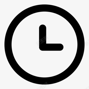 时钟时间日常图标图标
