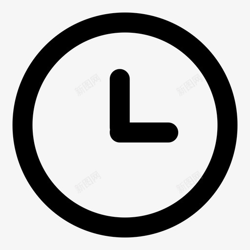 时钟时间日常图标svg_新图网 https://ixintu.com 日常图标 时钟 时间