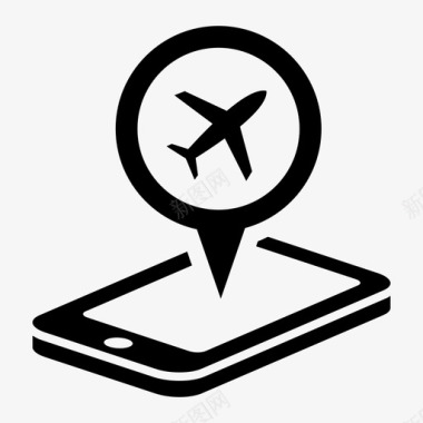 手机航班飞行通知图标图标