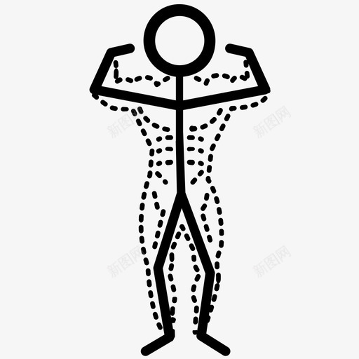 健身目标男子气概生活图标svg_新图网 https://ixintu.com 健康 健美 健身 健身目标 柔韧 生活 男子气概 身体形象 锻炼