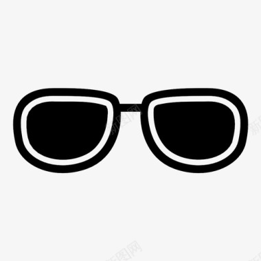 眼镜防护遮光图标图标
