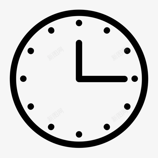 时钟手表计时器图标svg_新图网 https://ixintu.com 手表 时刻 时钟 滴答声 现在 秒 计时器 过去