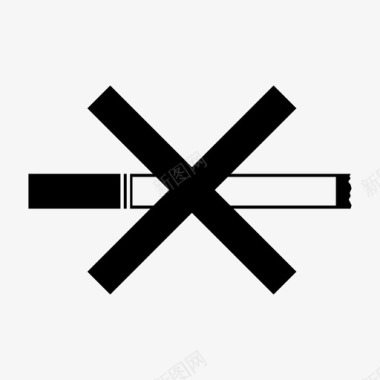 禁止吸烟区域香烟图标图标
