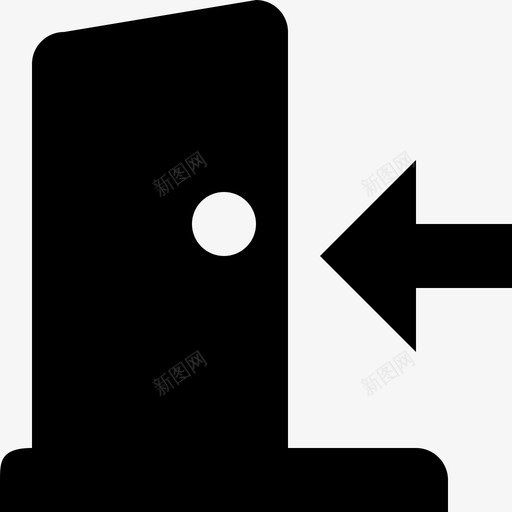 门入口登录图标svg_新图网 https://ixintu.com web界面 入口 登录 门
