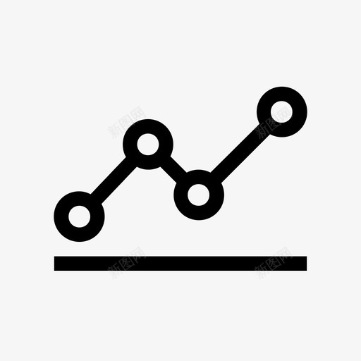 折线图交易统计图标svg_新图网 https://ixintu.com 交易 图 折线图 数据 波动 点 统计 表现 财务