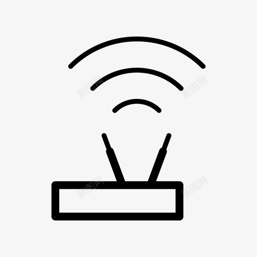 发射机trasmit无线图标svg_新图网 https://ixintu.com trasmit wi-fi wifi 互联网 信号 信息技术 发射机 无线 源 路由器