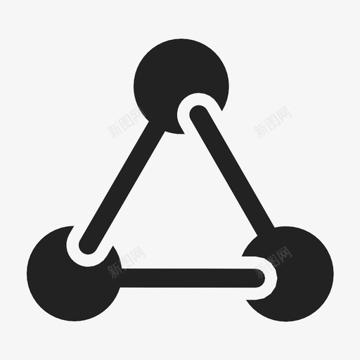 三角形建筑图标svg_新图网 https://ixintu.com 三角形 几何 建筑 形状 物理 设计