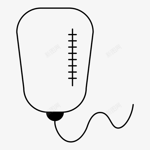 静脉输液袋血液血袋图标svg_新图网 https://ixintu.com 医疗 医疗图标设置 滴注 血液 血袋 输液 输血 静脉输液袋
