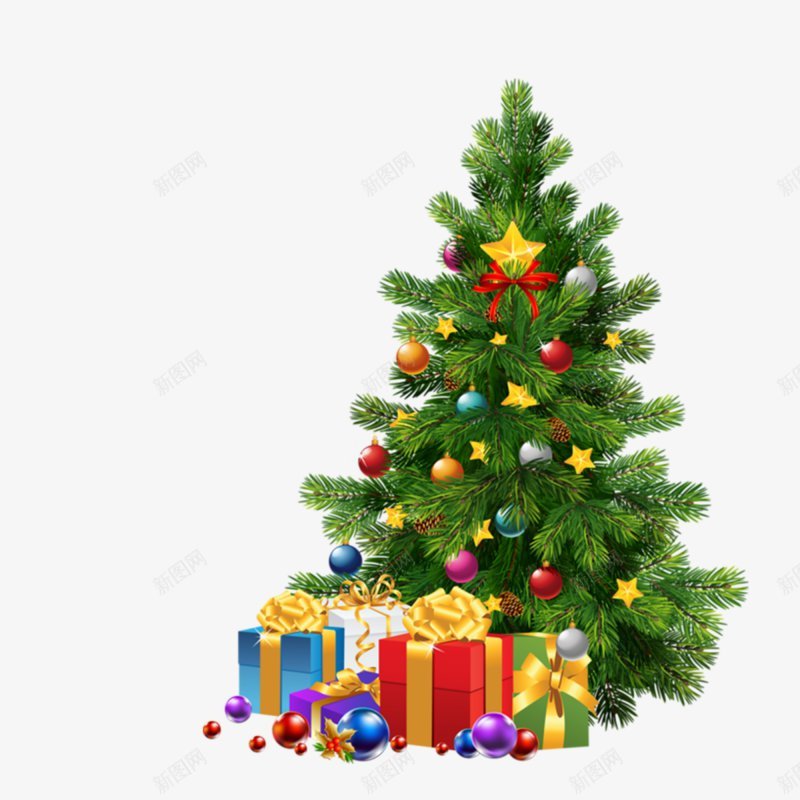 挂满各色圣诞礼物的圣诞树免扣图png免抠素材_新图网 https://ixintu.com 圣诞树免扣图 西方的节日 圣诞礼物 圣诞树 圣诞节 平安夜 圣诞 新年 礼物