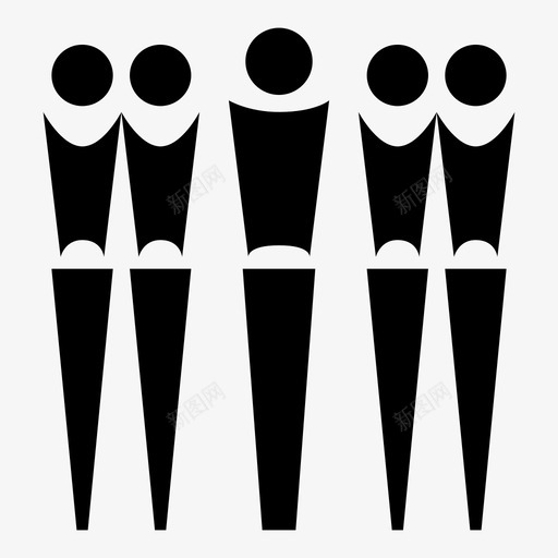 团队工作组女性图标svg_新图网 https://ixintu.com 个人 人员 团队 女性 工作组 男性 管理人员 经理 领导者