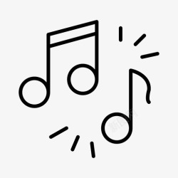 节日歌曲音乐舞蹈节日图标高清图片