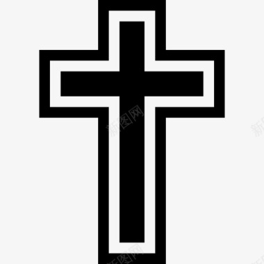 基督教的标志十字架图标图标