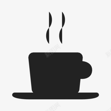 咖啡杯饮料茶点图标图标