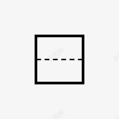 分割正方形方形图标图标