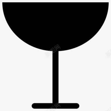 高脚杯酒精饮料图标图标