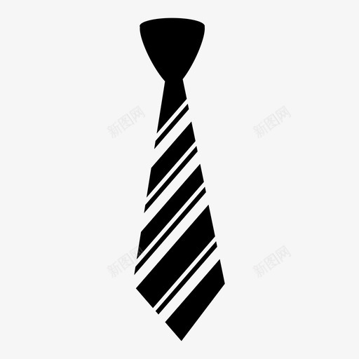 领带配饰服装图标svg_新图网 https://ixintu.com 时装 服装 服装和服装 款式 正式 配饰 领带