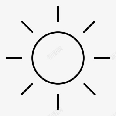 太阳阳光太阳能图标图标