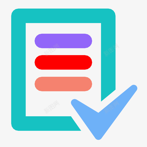 已完成检查表文档图标svg_新图网 https://ixintu.com 任务 任务已完成 办公室 已完成 待办事项列表 文档 检查表 纸张