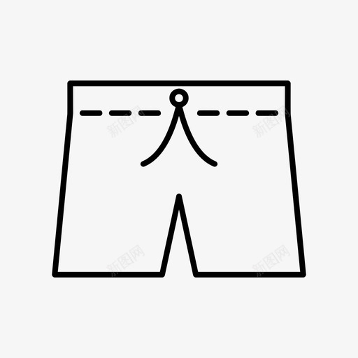 游泳短裤湿的泳装图标svg_新图网 https://ixintu.com 夏季 果酱 泳衣 泳装 泳裤 游泳短裤 湿的 衣服和时尚