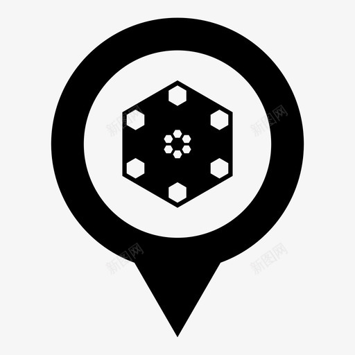 电影院重要的剧院地标历史剧院图标svg_新图网 https://ixintu.com 位置标记 历史剧院 图钉 地图标记 导航 指针 电影 电影院 重要的剧院地标