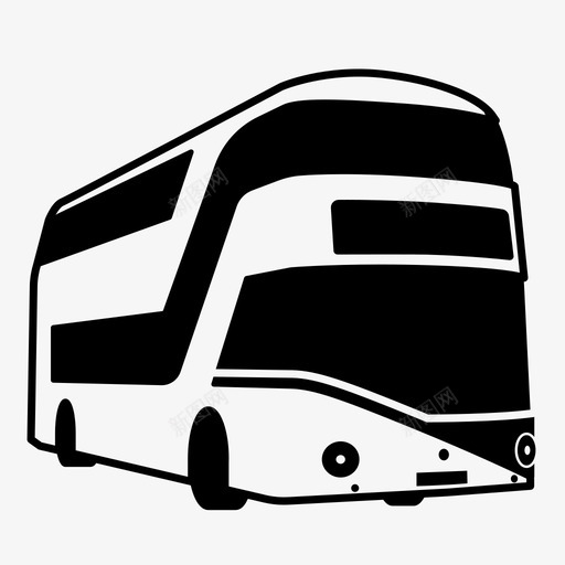 伦敦巴士网络公共巴士图标svg_新图网 https://ixintu.com 伦敦巴士 公交 公共乘车 公共交通 公共巴士 旅游 旅行 红色 网络 路线主