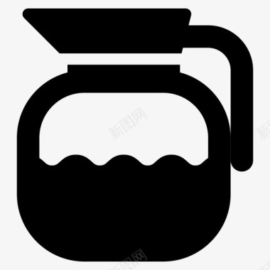 咖啡壶饮料酒瓶图标图标