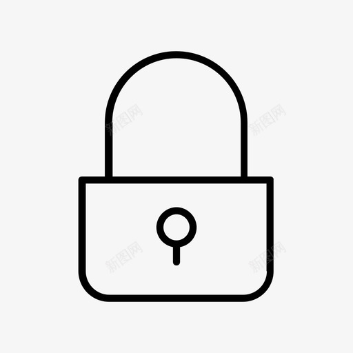 锁密码保护图标svg_新图网 https://ixintu.com 保护 安全 密码 锁