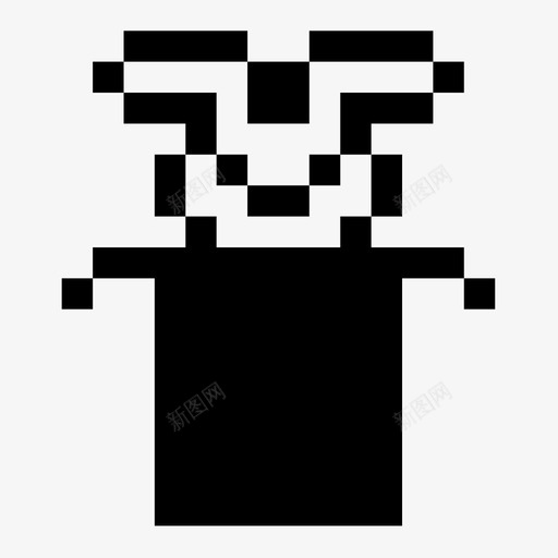 魔法帽子兔子像素图标svg_新图网 https://ixintu.com 像素 兔子 魔法帽子