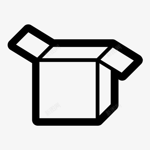 装运箱开箱移动图标svg_新图网 https://ixintu.com 保持 内容物 开箱 移动 纸板 装运箱 装配 运输 通行证 集装箱