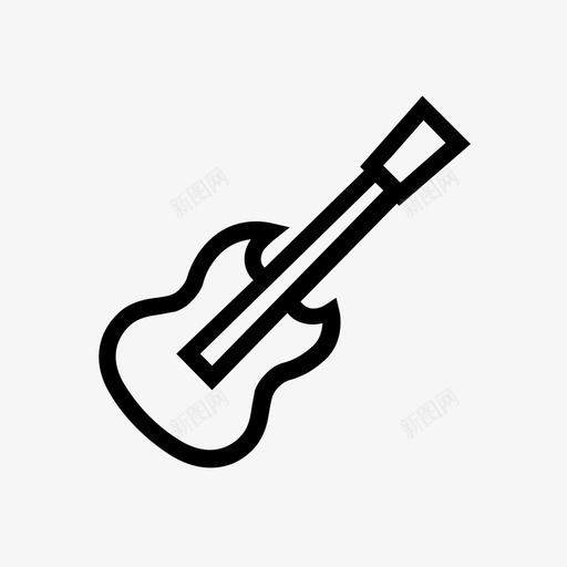电吉他乐队乐器图标svg_新图网 https://ixintu.com 乐器 乐队 摇滚 歌曲 电吉他 音乐