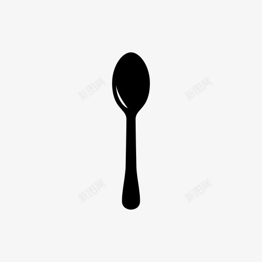 勺子餐具吃的图标svg_新图网 https://ixintu.com 勺子 吃的 婴儿匙 汤 汤匙 茶匙 餐具