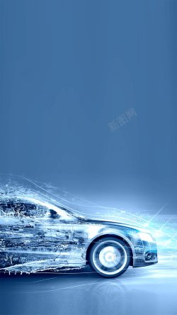 表盘黑色大气炫酷霸气汽车新品上市H5汽车新品上市科技黑色仪表盘高清图片