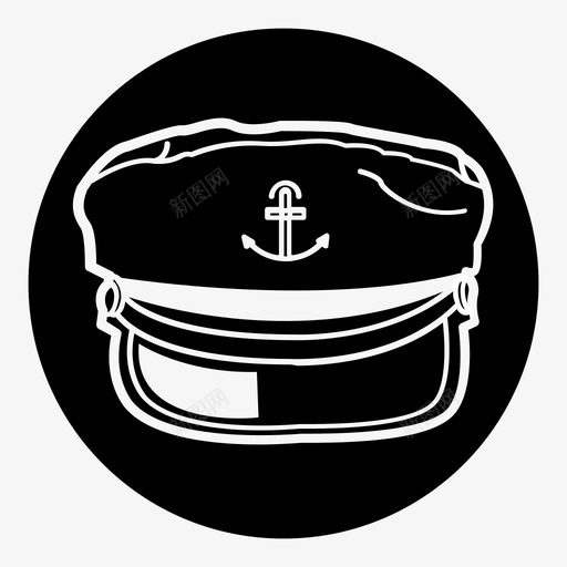 船长帽老板服装图标svg_新图网 https://ixintu.com 服装 水手 海军陆战队 潜水水手 老板 船长帽 角色