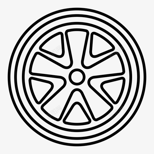 调谐轮汽车驱动图标svg_新图网 https://ixintu.com 汽车 调谐轮 车轮导向轮 车轮滑动轴承 车辆 轮状 轮辋 驱动