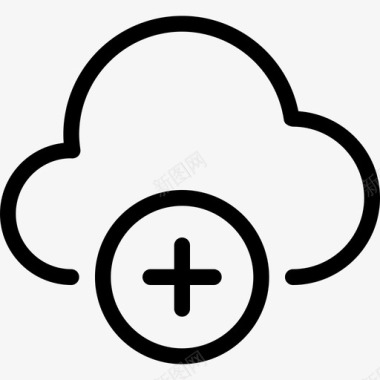 cloud plusweb存储上载图标图标