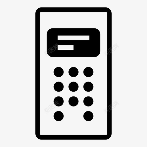 读卡器电话移动电话图标svg_新图网 https://ixintu.com 信用卡机 信用卡读卡器 手机 拨号板 数字通信 电话 移动电话 读卡器