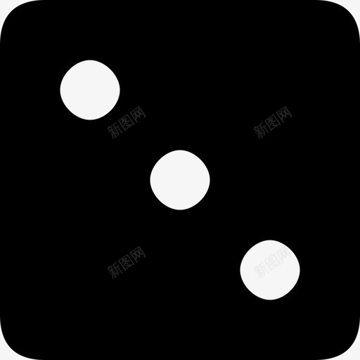 掷骰子三骰子三立方体图标svg_新图网 https://ixintu.com 掷 掷骰子三 数字 游戏 玩 立方体 运气 随机 骰子三