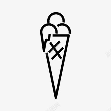 冰淇淋零食夏日图标图标