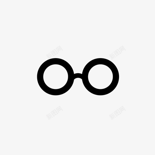 眼镜手表视力图标svg_新图网 https://ixintu.com 手表 搜索 智能 眼镜 观察 视力