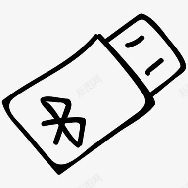 wifiusb电子手绘涂鸦图标图标